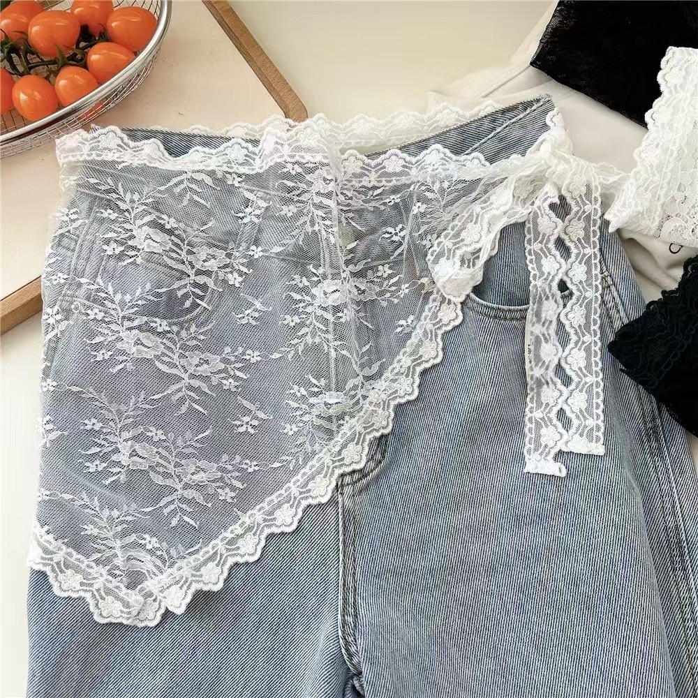 Harajuku Y2K Triangle Apron Fl - Embroidery Skirt recension och pris