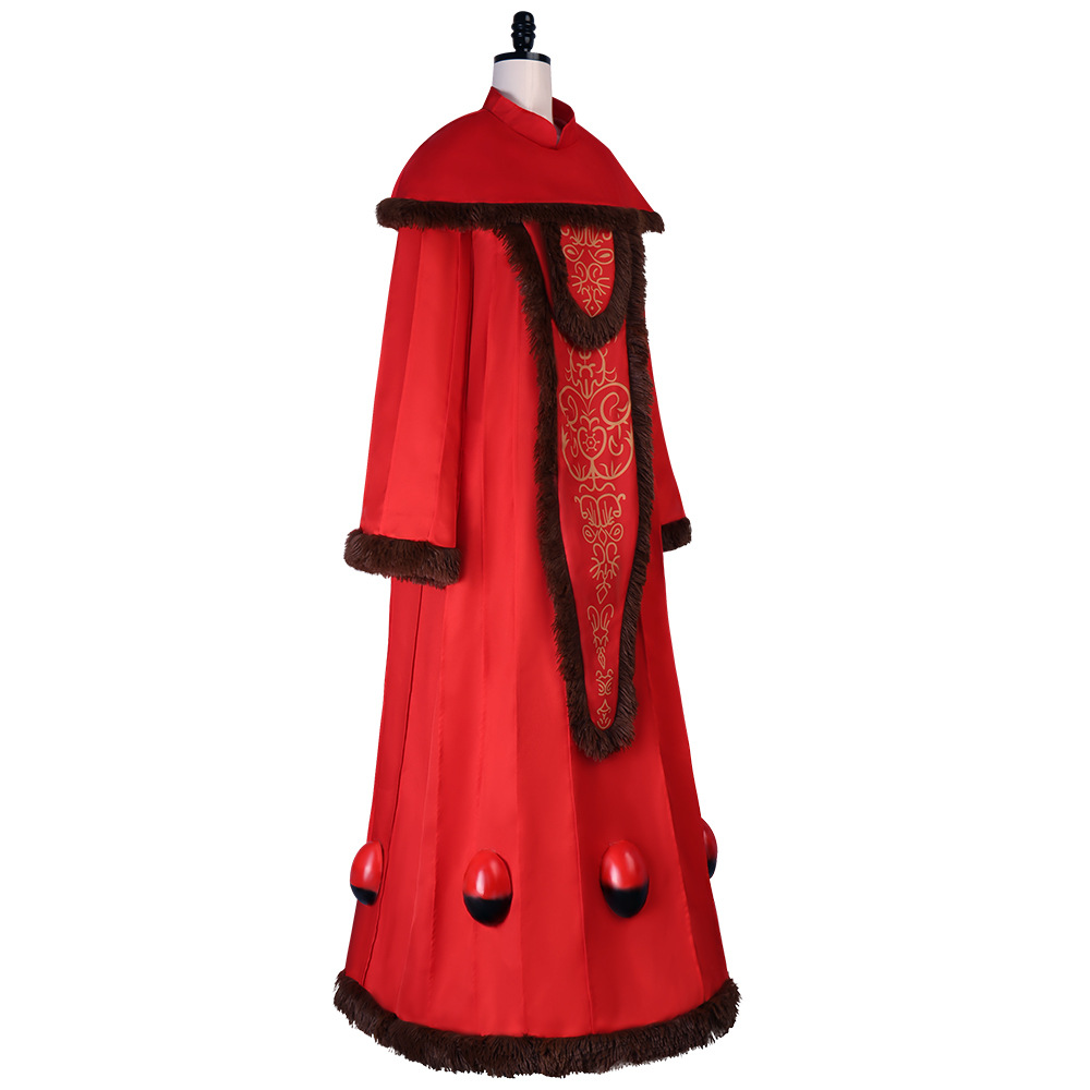 Women Retro Red Embroidery Rob - Embroidery Outfit recension och pris